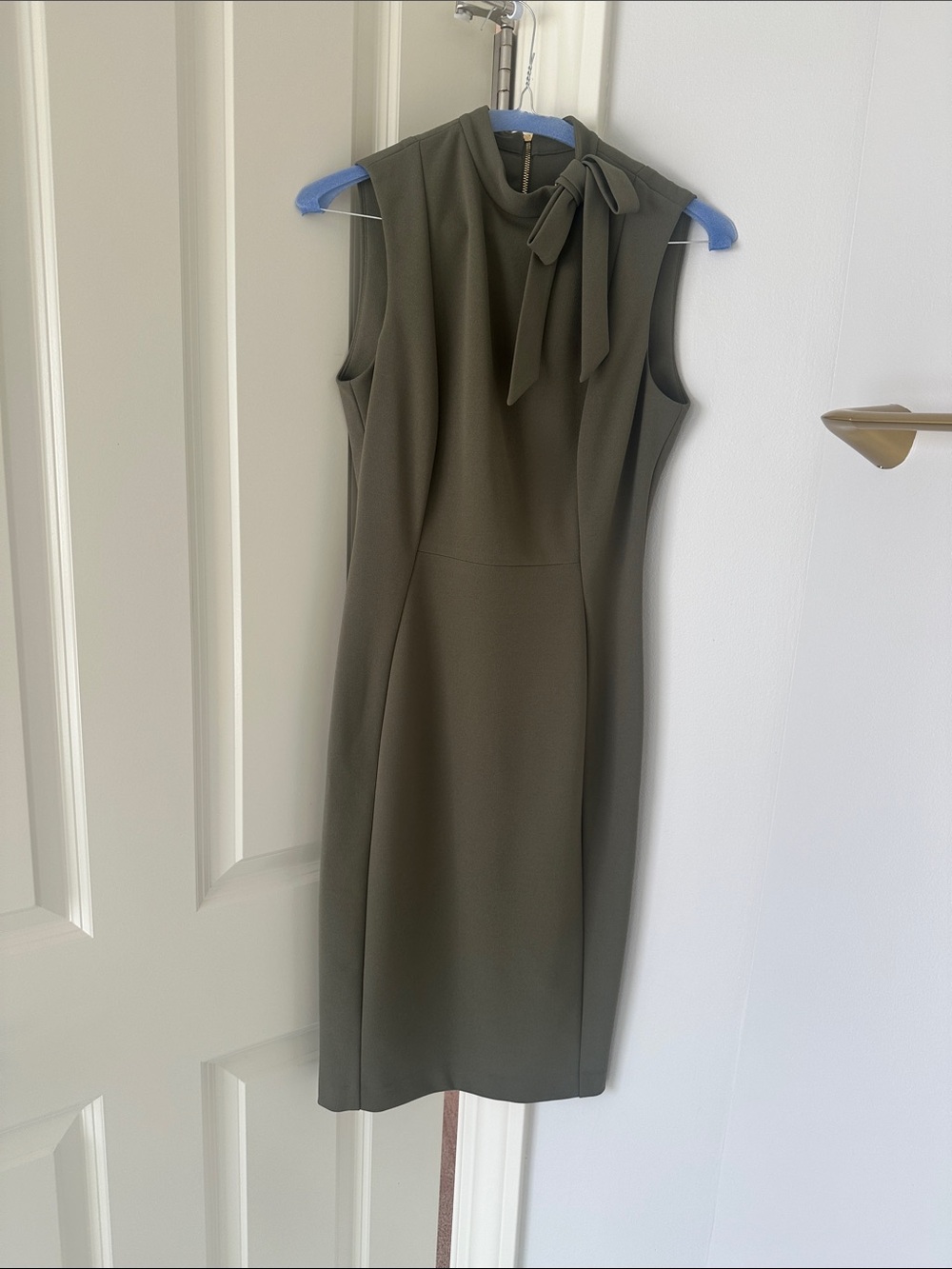 Olive green Calvin Klein dress